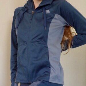 The North Face Two-Tone Navy & Light Blue Zip Hoodie